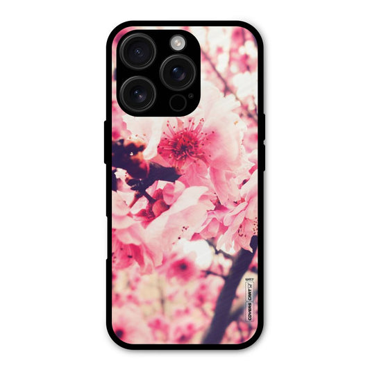 Pretty Pink Flowers Shockproof Hybrid Protection (Metal + TPU) Back Case Cover
