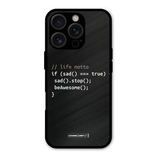 Programmers Life Shockproof Hybrid Protection (Metal + TPU) Back Case Cover