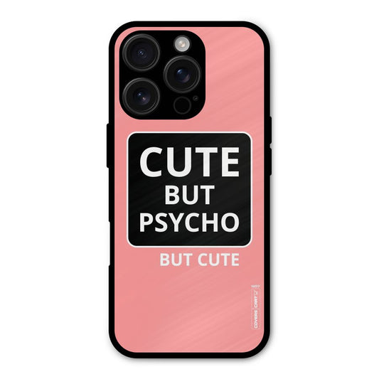 Psycho But Cute Shockproof Hybrid Protection (Metal + TPU) Back Case Cover
