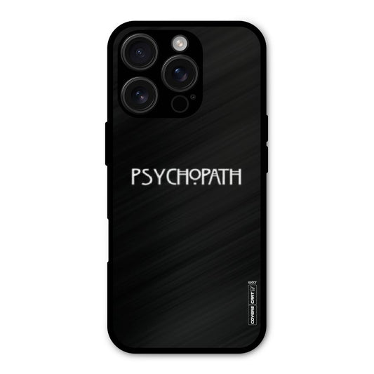 Psycopath Alert Shockproof Hybrid Protection (Metal + TPU) Back Case Cover
