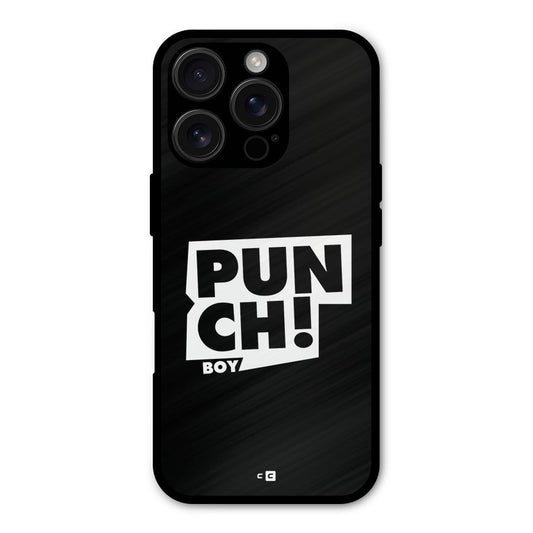 Punch Boy Shockproof Hybrid Protection (Metal + TPU) Back Case Cover