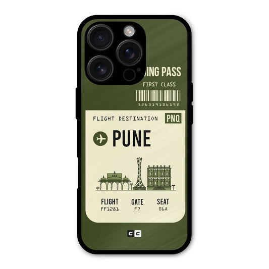 Pune Boarding Pass Shockproof Hybrid Protection (Metal + TPU) Back Case Cover