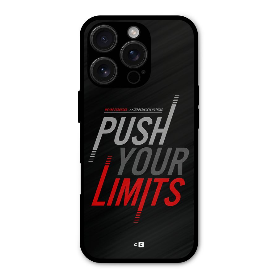 Push Your Limits Shockproof Hybrid Protection (Metal + TPU) Back Case Cover