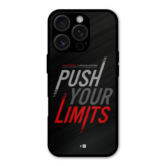 Push Your Limits Shockproof Hybrid Protection (Metal + TPU) Back Case Cover