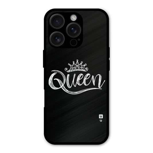 Queen Crown Shockproof Hybrid Protection (Metal + TPU) Back Case Cover