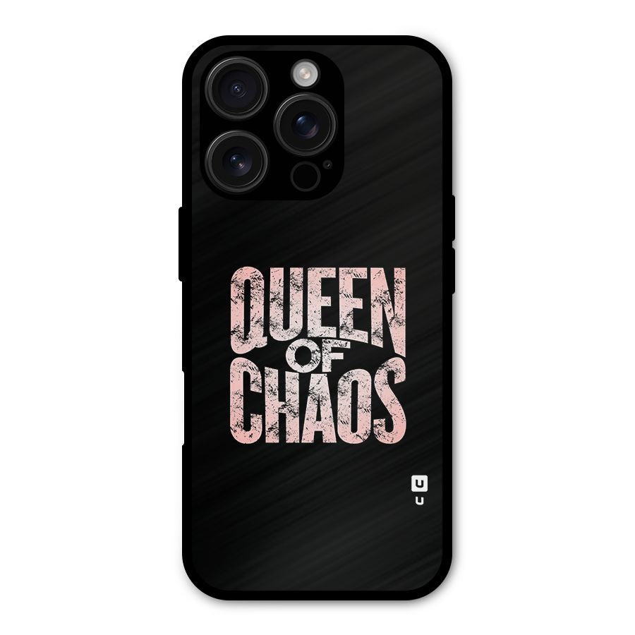 Queen of Chaos Shockproof Hybrid Protection (Metal + TPU) Back Case Cover