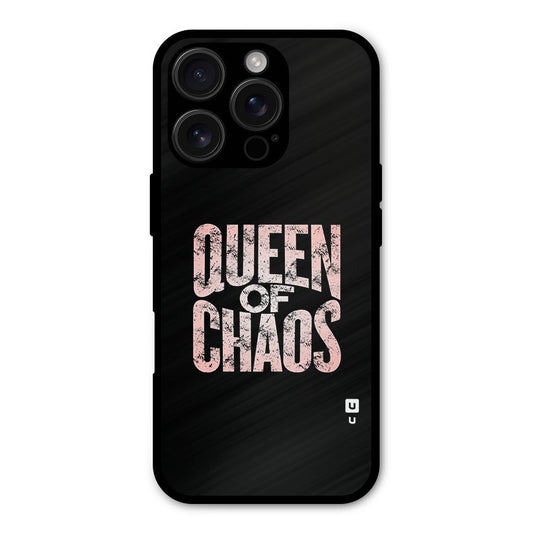 Queen of Chaos Shockproof Hybrid Protection (Metal + TPU) Back Case Cover