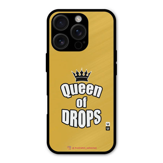 Queen of Drops Mustard Yellow Shockproof Hybrid Protection (Metal + TPU) Back Case Cover