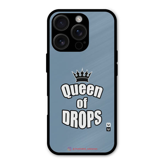 Queen of Drops SteelBlue Shockproof Hybrid Protection (Metal + TPU) Back Case Cover