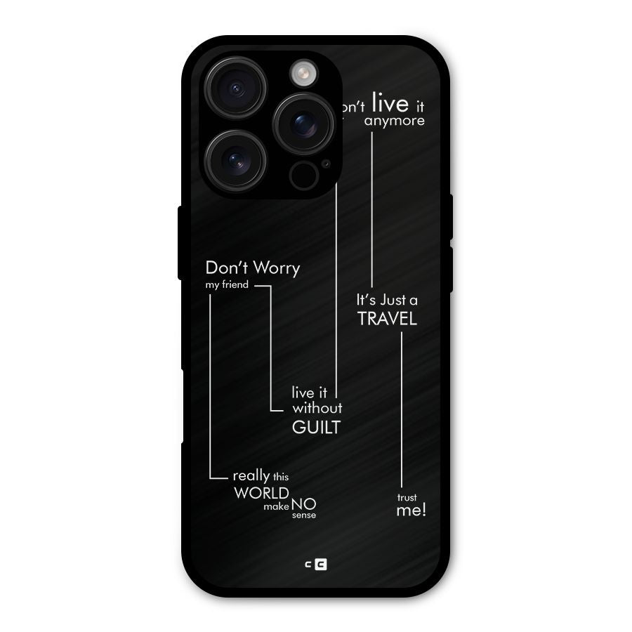 Quotes Of Life Shockproof Hybrid Protection (Metal + TPU) Back Case Cover