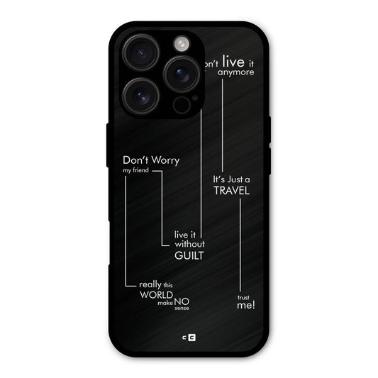 Quotes Of Life Shockproof Hybrid Protection (Metal + TPU) Back Case Cover