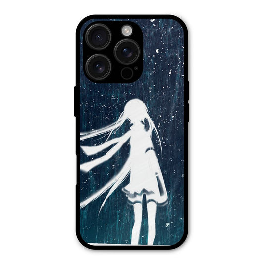 Rain White Girl Shockproof Hybrid Protection (Metal + TPU) Back Case Cover