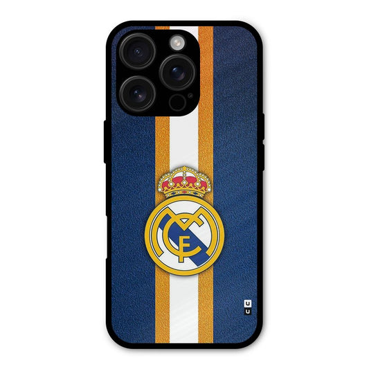 Real Madrid Stripes Shockproof Hybrid Protection (Metal + TPU) Back Case Cover