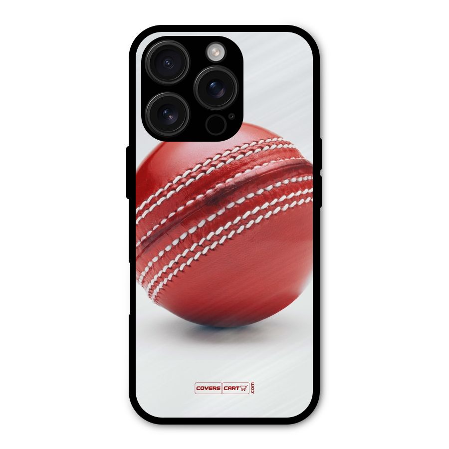 Red International Cricket Ball Shockproof Hybrid Protection (Metal + TPU) Back Case Cover