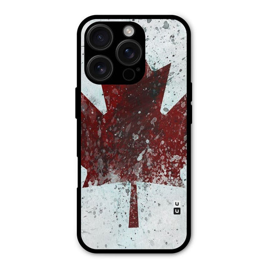 Red Maple Snow Shockproof Hybrid Protection (Metal + TPU) Back Case Cover