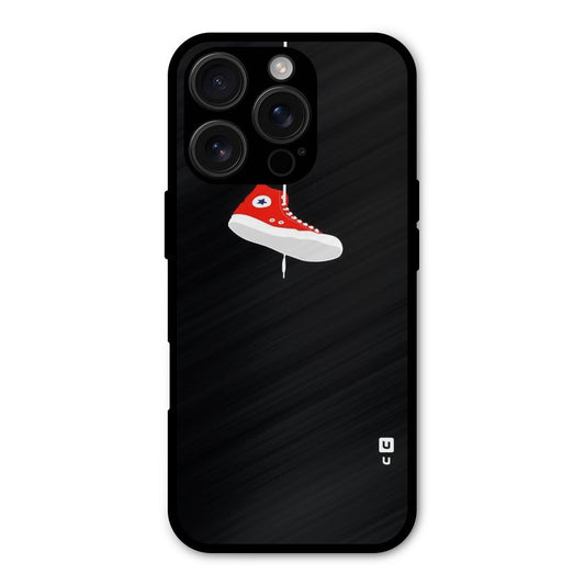 Red Shoe Hanging Shockproof Hybrid Protection (Metal + TPU) Back Case Cover