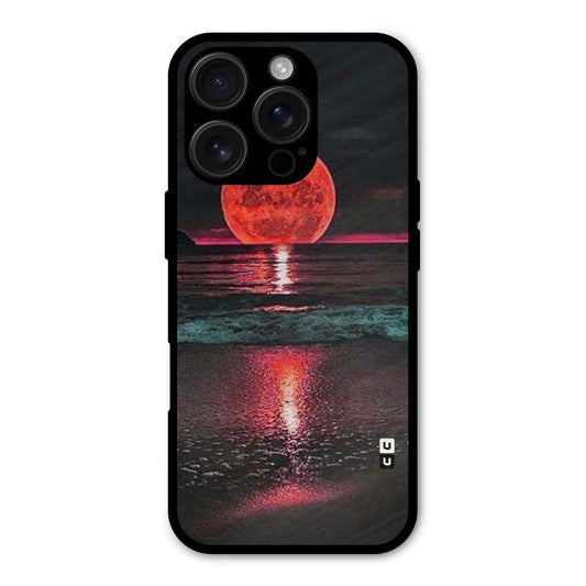 Red Sun Ocean Shockproof Hybrid Protection (Metal + TPU) Back Case Cover