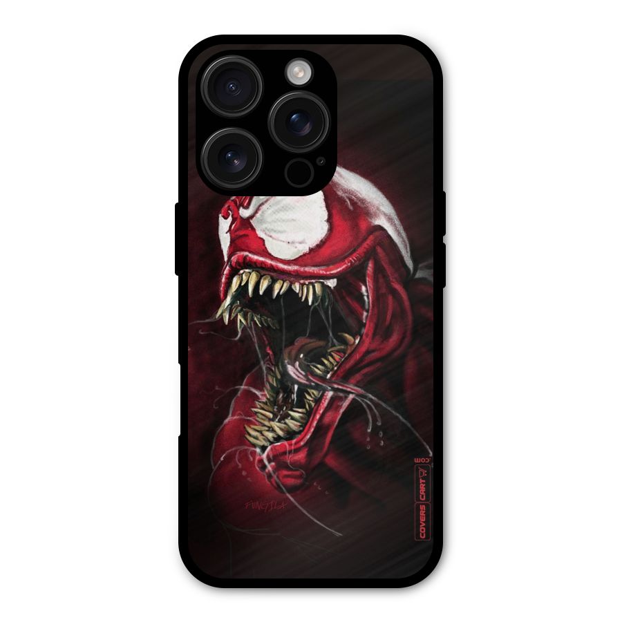Red Venom Artwork Shockproof Hybrid Protection (Metal + TPU) Back Case Cover