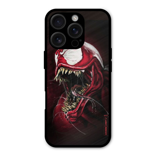Red Venom Artwork Shockproof Hybrid Protection (Metal + TPU) Back Case Cover