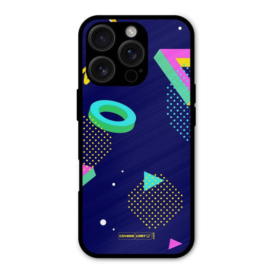 Retro Abstract Shockproof Hybrid Protection (Metal + TPU) Back Case Cover