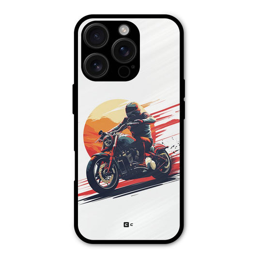 Retro Biker Shockproof Hybrid Protection (Metal + TPU) Back Case Cover
