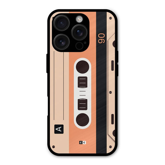 Retro Cassete Shockproof Hybrid Protection (Metal + TPU) Back Case Cover