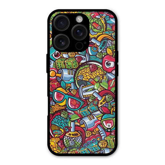 Retro Diamond Design Shockproof Hybrid Protection (Metal + TPU) Back Case Cover