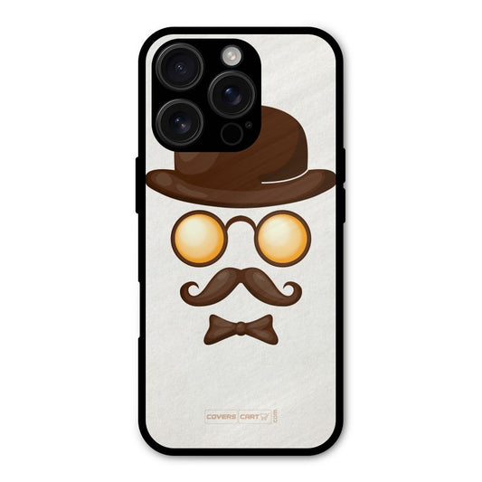 Retro Style Shockproof Hybrid Protection (Metal + TPU) Back Case Cover