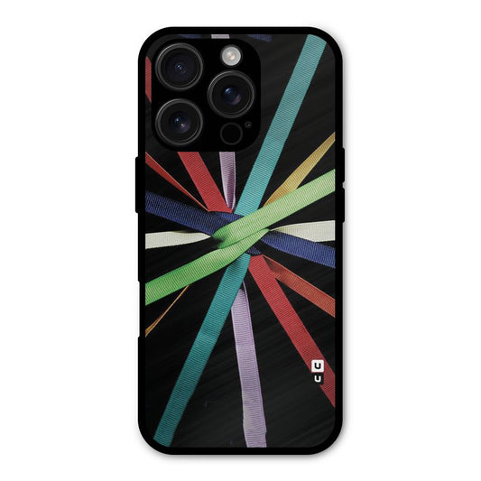Ribbon Design Shockproof Hybrid Protection (Metal + TPU) Back Case Cover