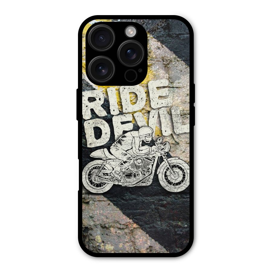 Ride Devil Shockproof Hybrid Protection (Metal + TPU) Back Case Cover