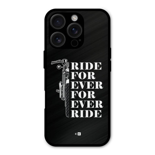 Ride Forever Shockproof Hybrid Protection (Metal + TPU) Back Case Cover
