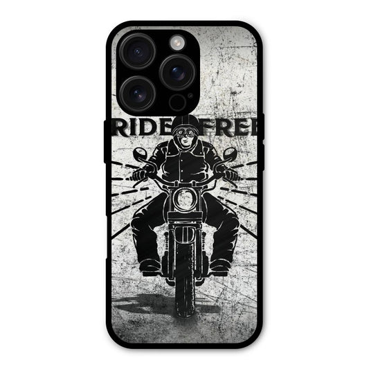 Ride Free Shockproof Hybrid Protection (Metal + TPU) Back Case Cover