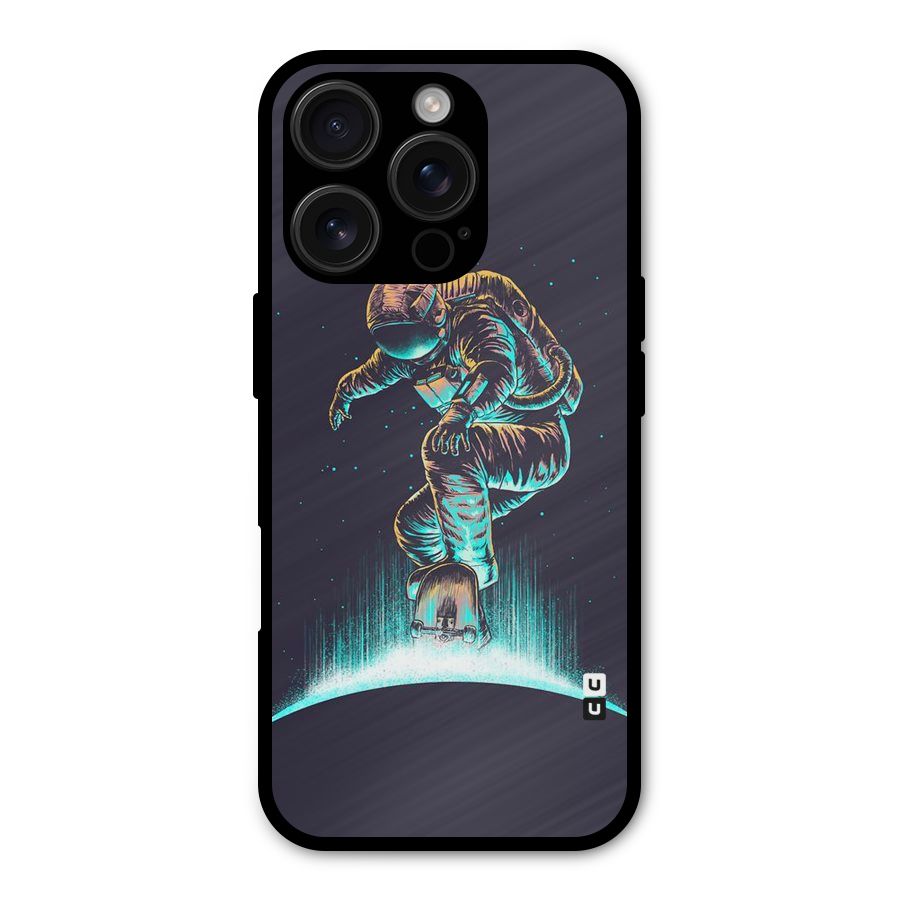 Rolling Spaceman Shockproof Hybrid Protection (Metal + TPU) Back Case Cover