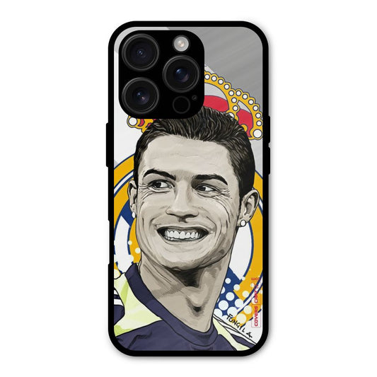 Ronaldo Madrid King Shockproof Hybrid Protection (Metal + TPU) Back Case Cover