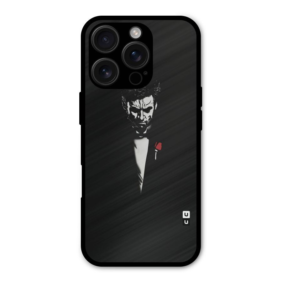 Rose Man Shockproof Hybrid Protection (Metal + TPU) Back Case Cover