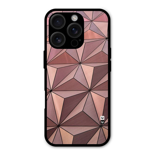 Rosegold Abstract Shapes Shockproof Hybrid Protection (Metal + TPU) Back Case Cover