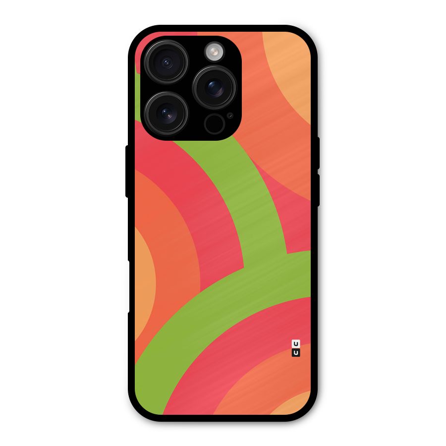 Rounded Shapes Shockproof Hybrid Protection (Metal + TPU) Back Case Cover