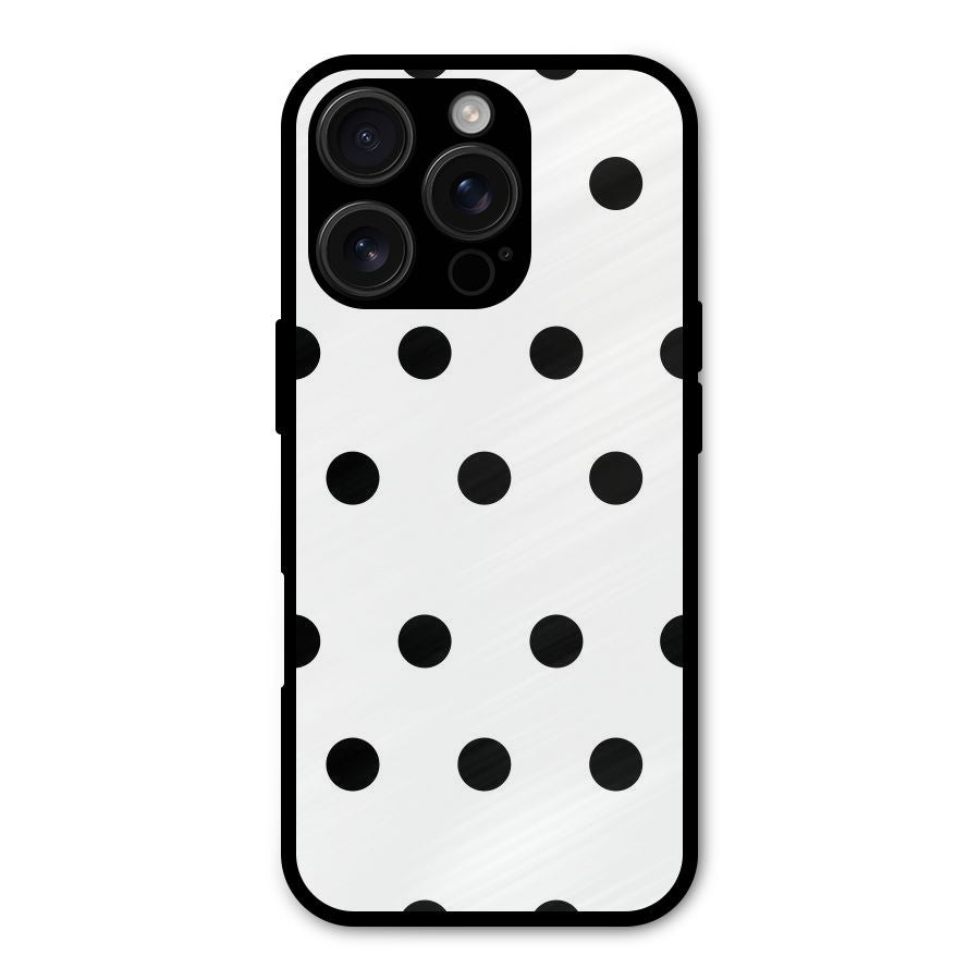 Royal Polka Dots Shockproof Hybrid Protection (Metal + TPU) Back Case Cover