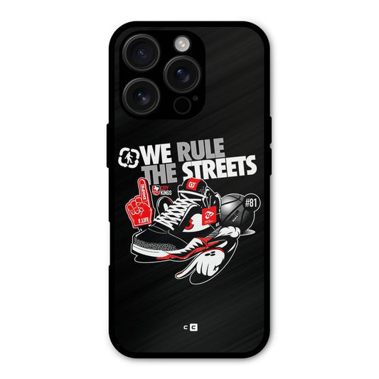 Rule The Streets Shockproof Hybrid Protection (Metal + TPU) Back Case Cover