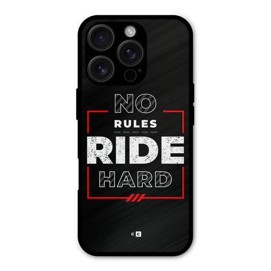 Rules Ride Hard Shockproof Hybrid Protection (Metal + TPU) Back Case Cover