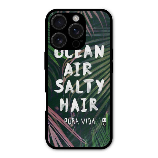 Salty Hair Shockproof Hybrid Protection (Metal + TPU) Back Case Cover