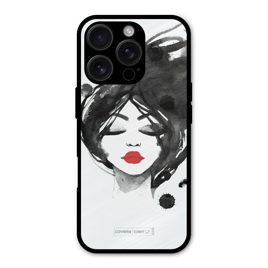 Sassy Girl Shockproof Hybrid Protection (Metal + TPU) Back Case Cover