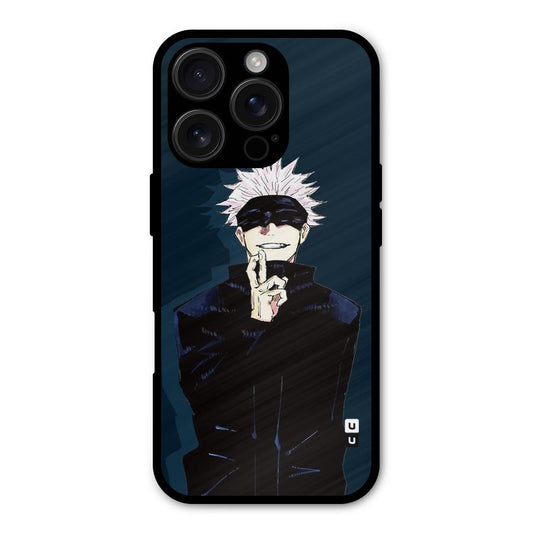 Satoru Gojo Shockproof Hybrid Protection (Metal + TPU) Back Case Cover