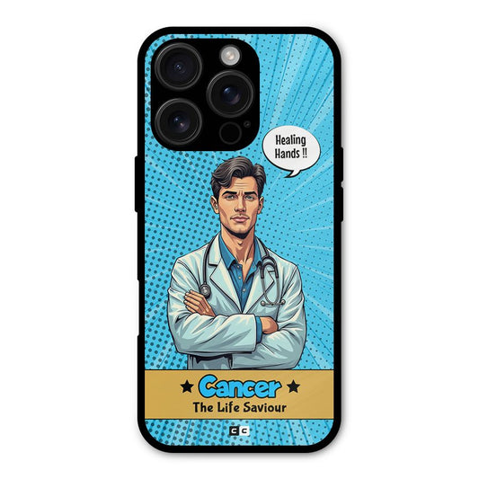 Saviour Cancer Shockproof Hybrid Protection (Metal + TPU) Back Case Cover