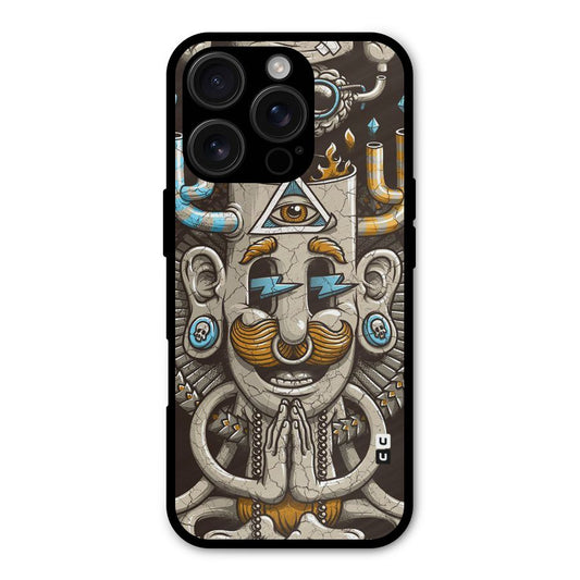 Sculpture Design Shockproof Hybrid Protection (Metal + TPU) Back Case Cover