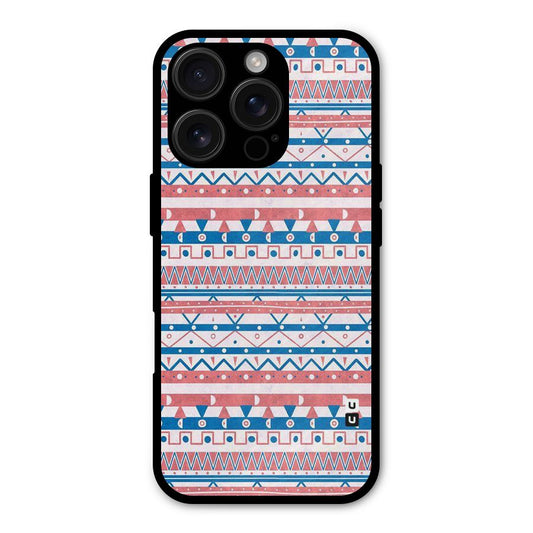 Seamless Ethnic Pattern Shockproof Hybrid Protection (Metal + TPU) Back Case Cover