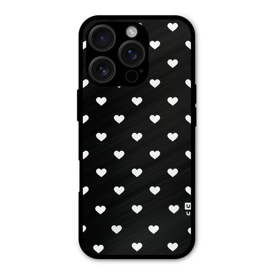 Seamless Hearts Pattern Shockproof Hybrid Protection (Metal + TPU) Back Case Cover