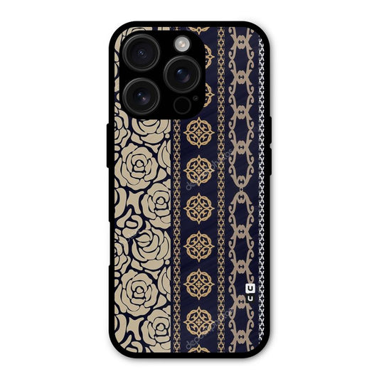 Seamless Pattern Shockproof Hybrid Protection (Metal + TPU) Back Case Cover