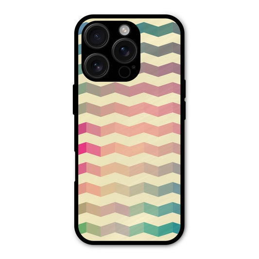 Seamless ZigZag Design Shockproof Hybrid Protection (Metal + TPU) Back Case Cover