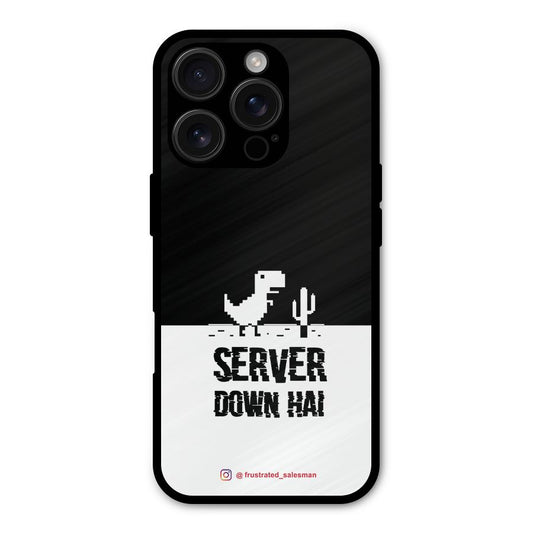 Server Down Hai Black Shockproof Hybrid Protection (Metal + TPU) Back Case Cover